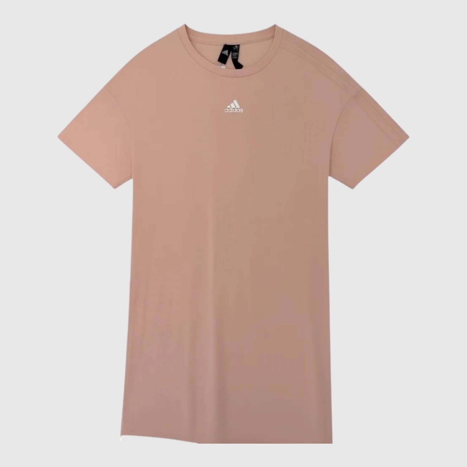Adidas Women Pink Oversized T-Shirt Dress – Minimal Sportswear Style / Pre-Owned